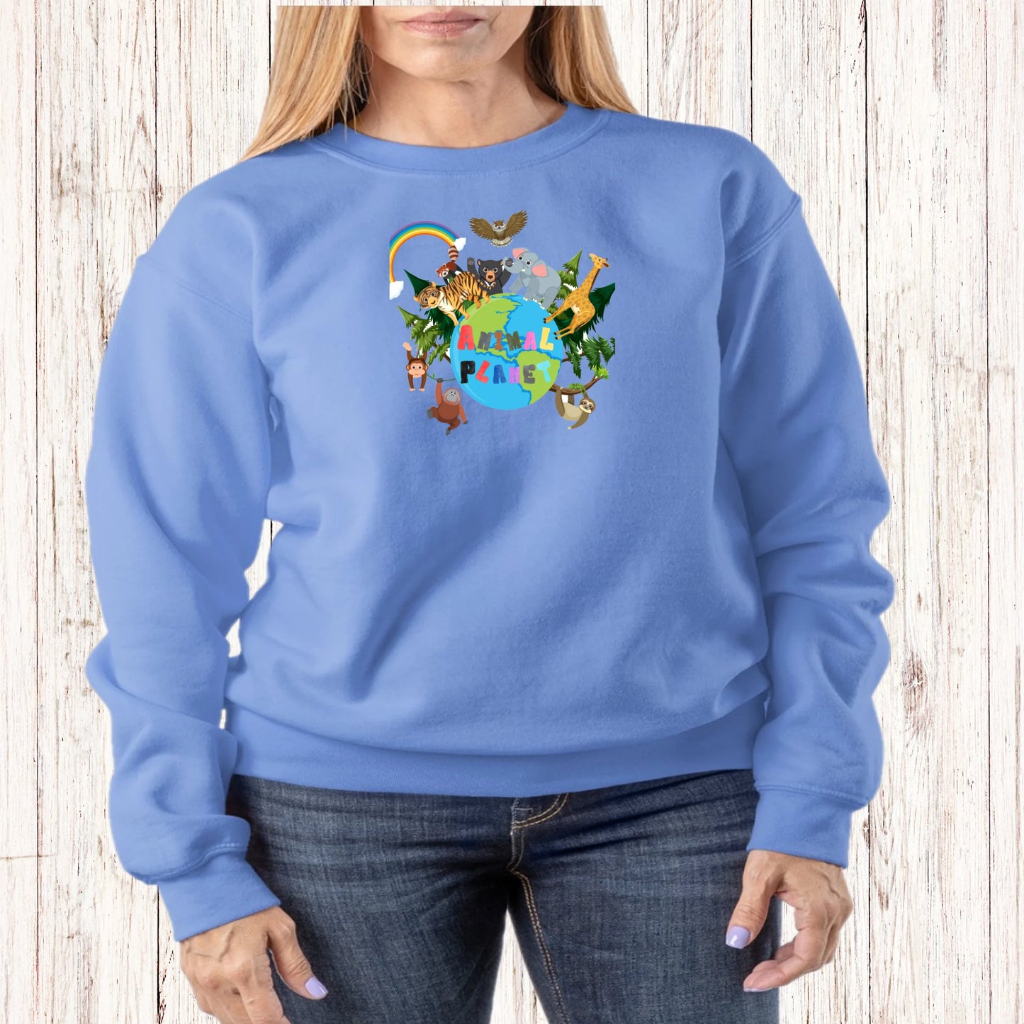 Crewneck Sweatshirt Animal Planet 2.0 Collection - DALSOMA