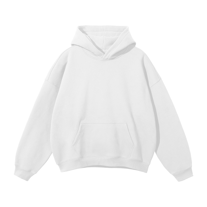 Streetwear Unisex Oversized Plain Hoodie - DALSOMA