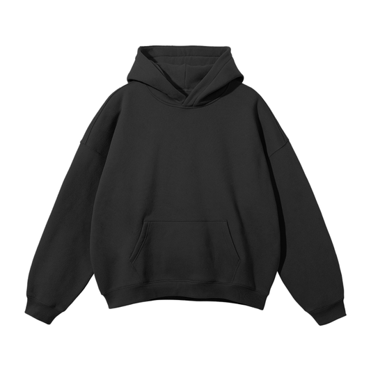 Streetwear Unisex Oversized Plain Hoodie - DALSOMA