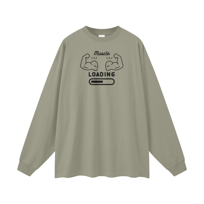 Streetwear Unisex Long Sleeve T-shirt Fitness 1.0 Edition - DALSOMA