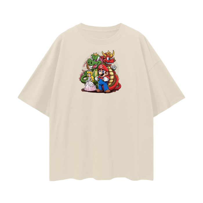 Streetwear Unisex Loose T-shirt Super Mario 1.0 Collection - DALSOMA