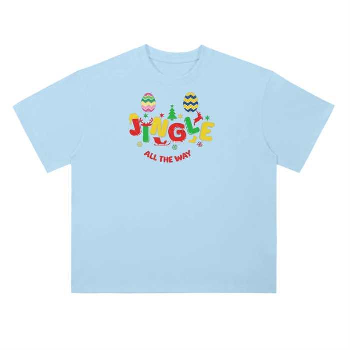 Unisex Drop Shoulder Streetwear T-Shirt Christmas 1.0 Collection - DALSOMA