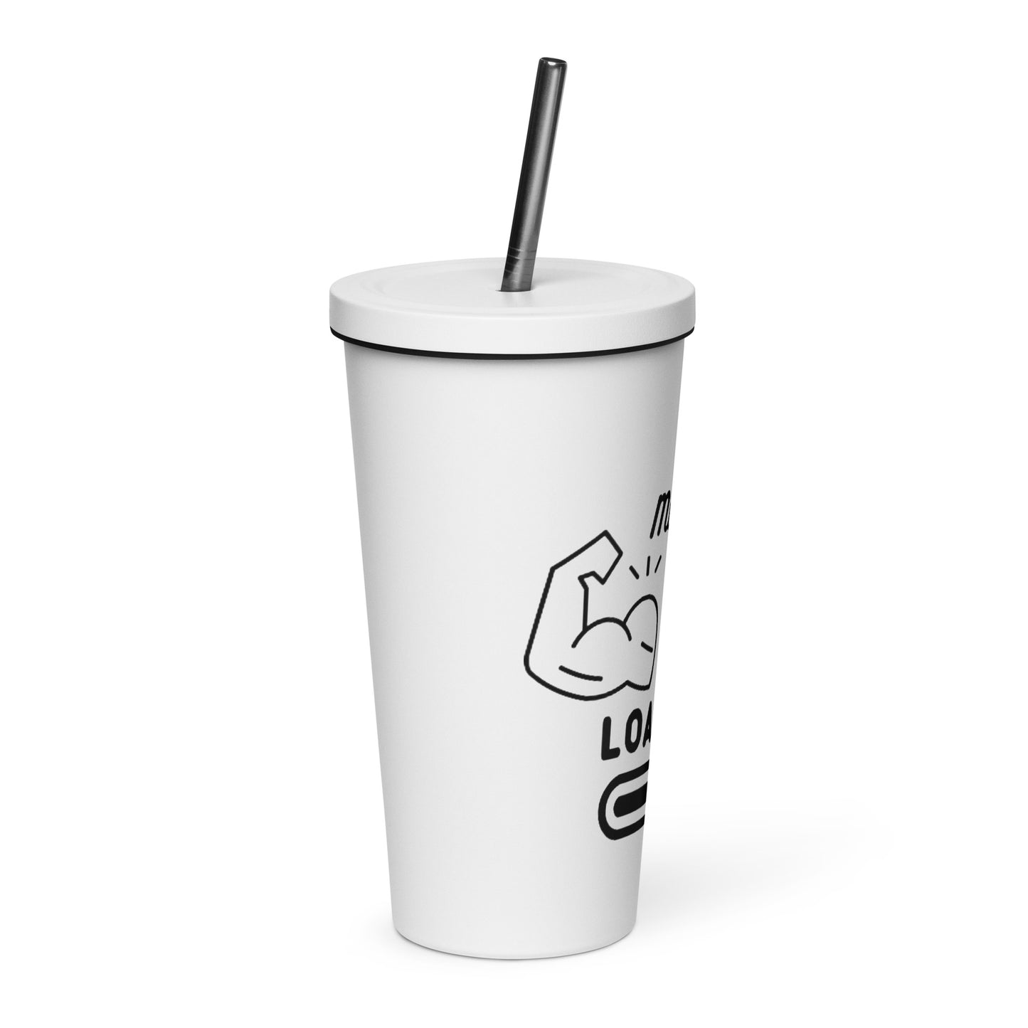 Insulated tumbler with a straw Fitness 1.0 Edition - DALSOMA