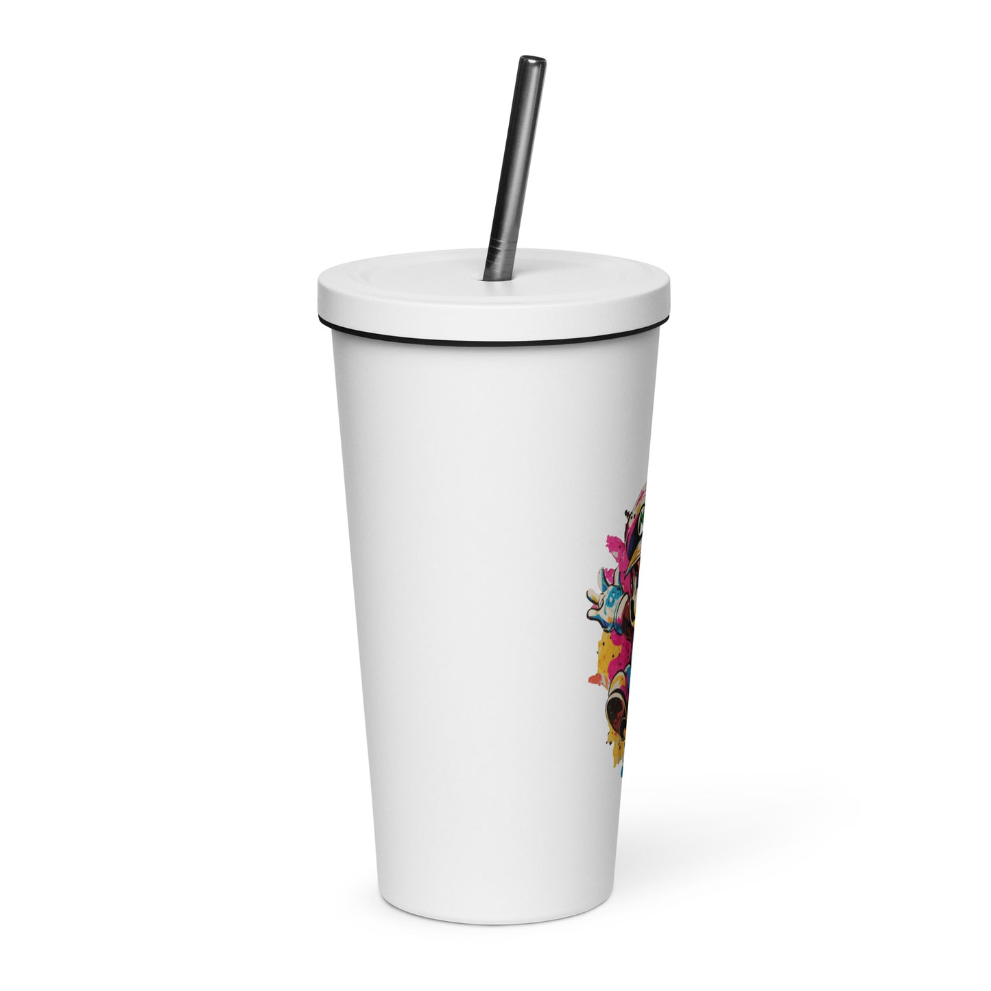Insulated tumbler with a straw Super Mario 2.0 Collection - DALSOMA