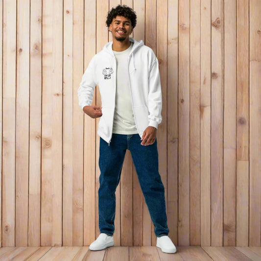 Unisex zip hoodie Fitness 1.0 Edition - DALSOMA