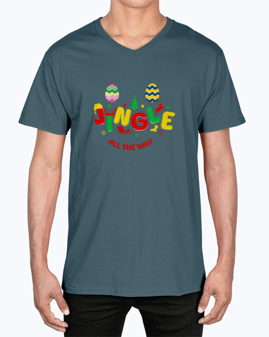 Unisex V-Neck T-shirt Christmas 1.0 Collection - DALSOMA