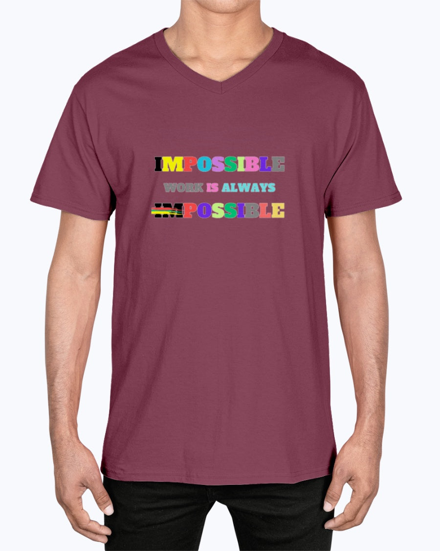 V-Neck T-shirt Impossible1.0 Edition - DALSOMA