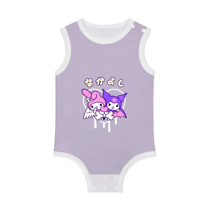 All-Over Print Baby Tank Bodysuit | 100% Cotton - DALSOMA