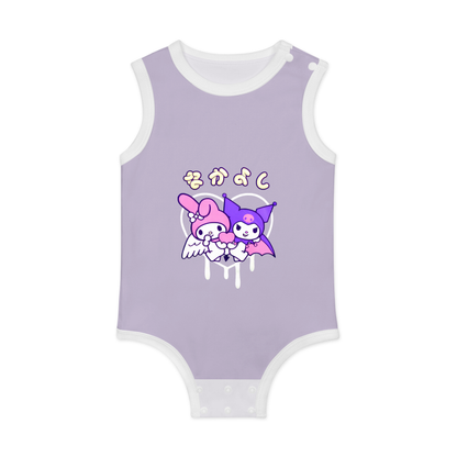 All-Over Print Baby Tank Bodysuit | 100% Cotton - DALSOMA