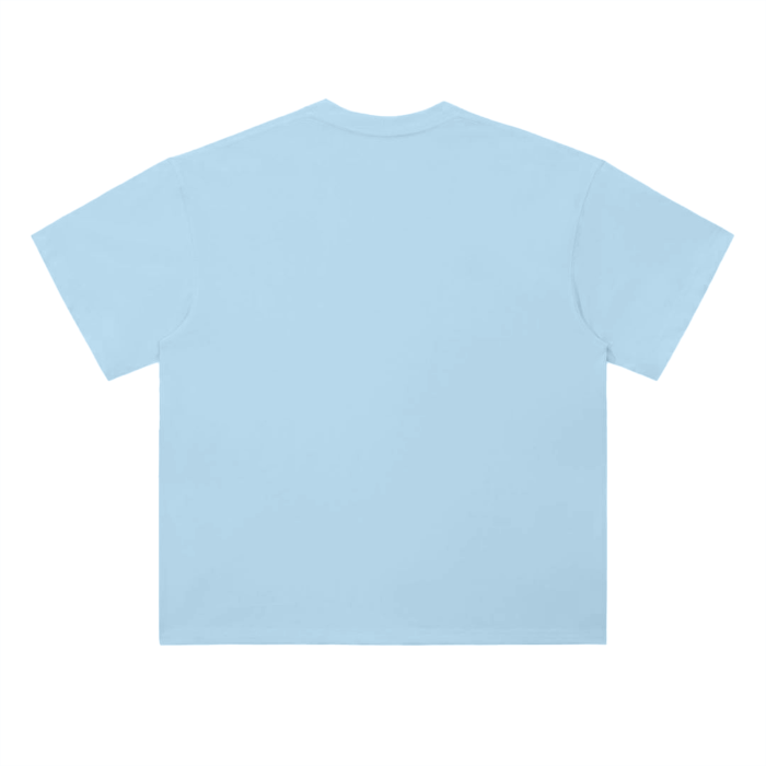 Drop Shoulder Simple Plain T-Shirt