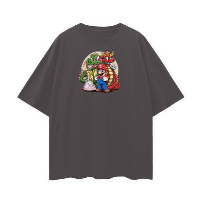 Streetwear Unisex Loose T-shirt Super Mario 1.0 Collection - DALSOMA