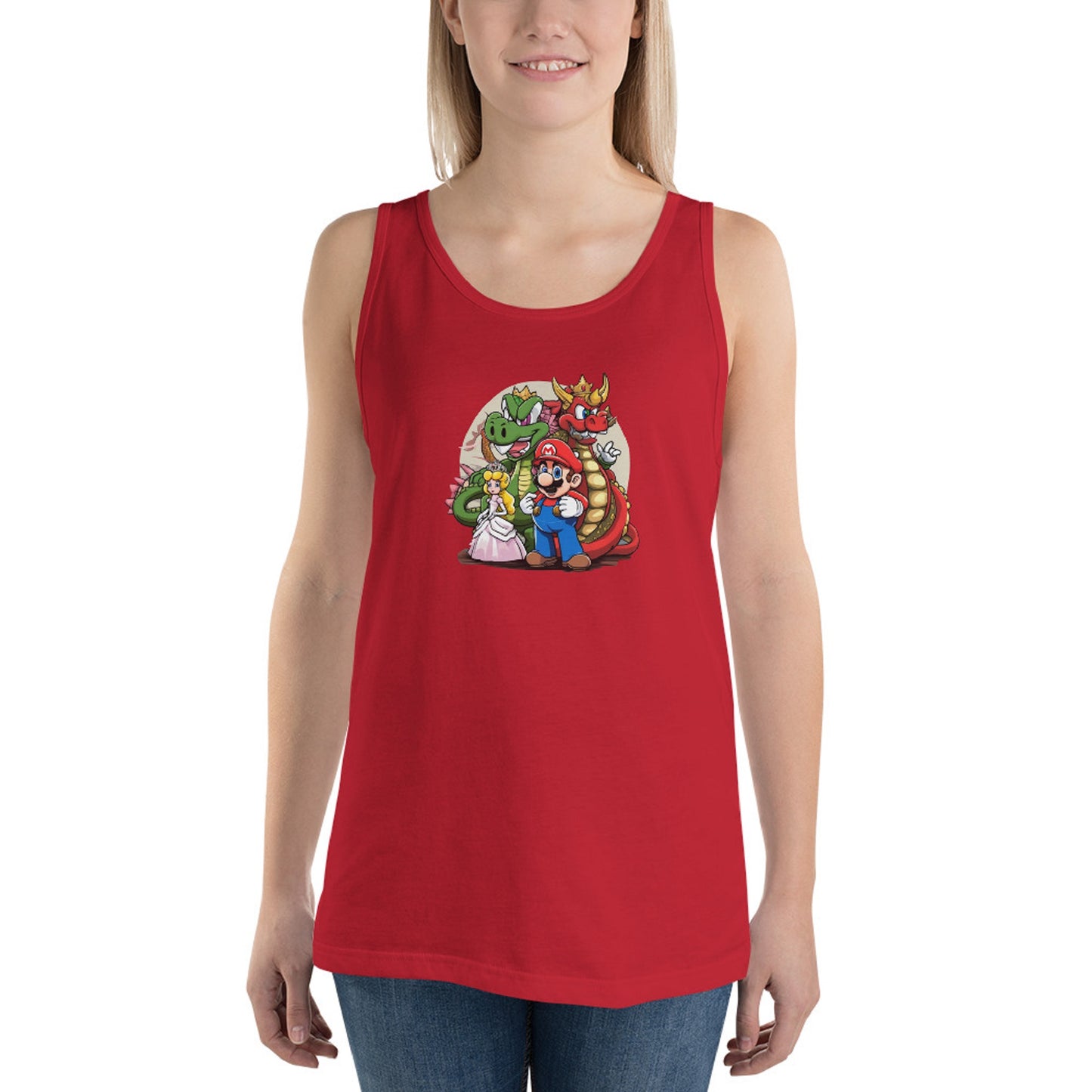 Unisex Jersey Tank Super Mario 1.0 Collection - DALSOMA