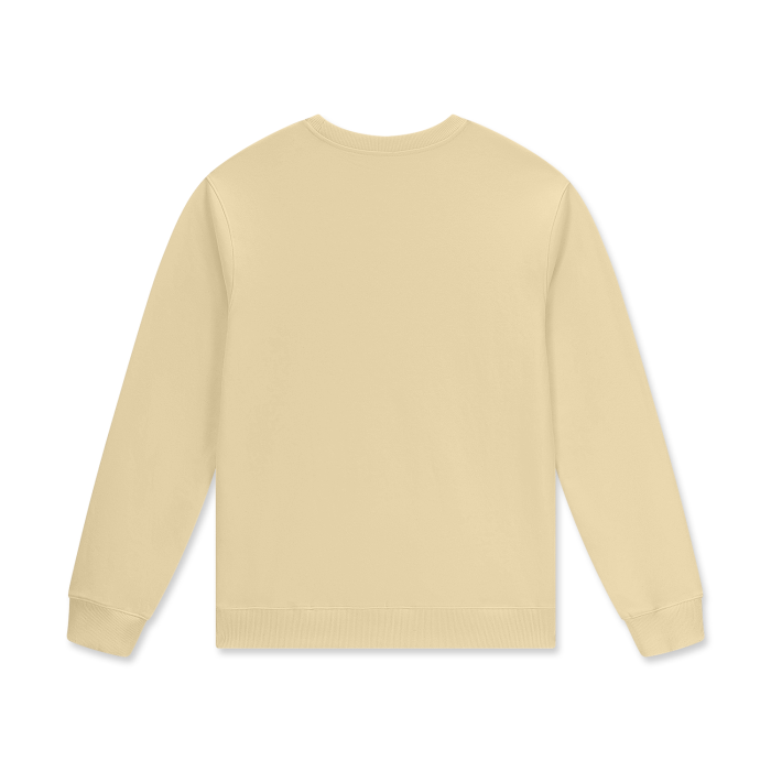 Streetwear Unisex Plain Cotton Pullover