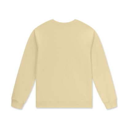 Streetwear Unisex Plain Cotton Pullover