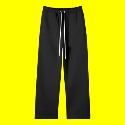 Streetwear Unisex Fleece Straight Pants Fitness 1.0 Edition