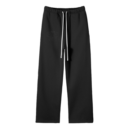 Streetwear Unisex Fleece Straight Pants Fitness 1.0 Edition