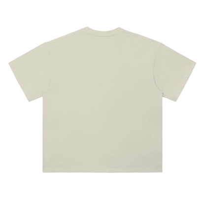 Drop Shoulder Simple Plain T-Shirt