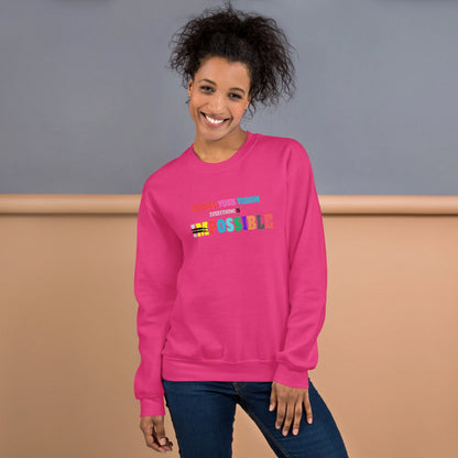 Crewneck Sweatshirt Positive Vision Collection - DALSOMA