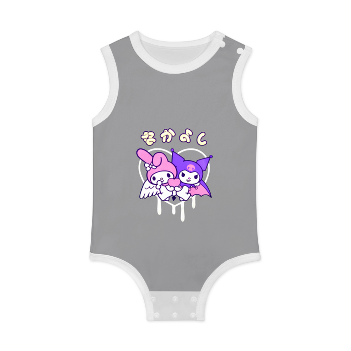 All-Over Print Baby Tank Bodysuit | 100% Cotton - DALSOMA