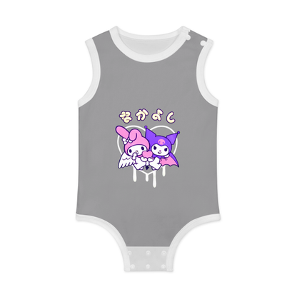All-Over Print Baby Tank Bodysuit | 100% Cotton - DALSOMA