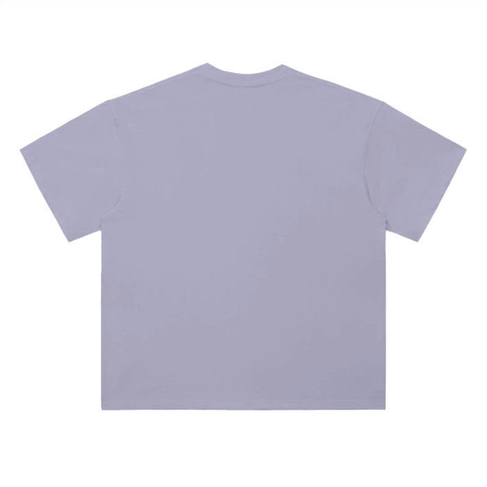 Drop Shoulder Simple Plain T-Shirt