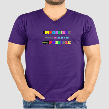 V-Neck T-shirt Impossible1.0 Edition - DALSOMA