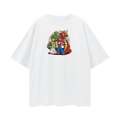 Streetwear Unisex Loose T-shirt Super Mario 1.0 Collection - DALSOMA