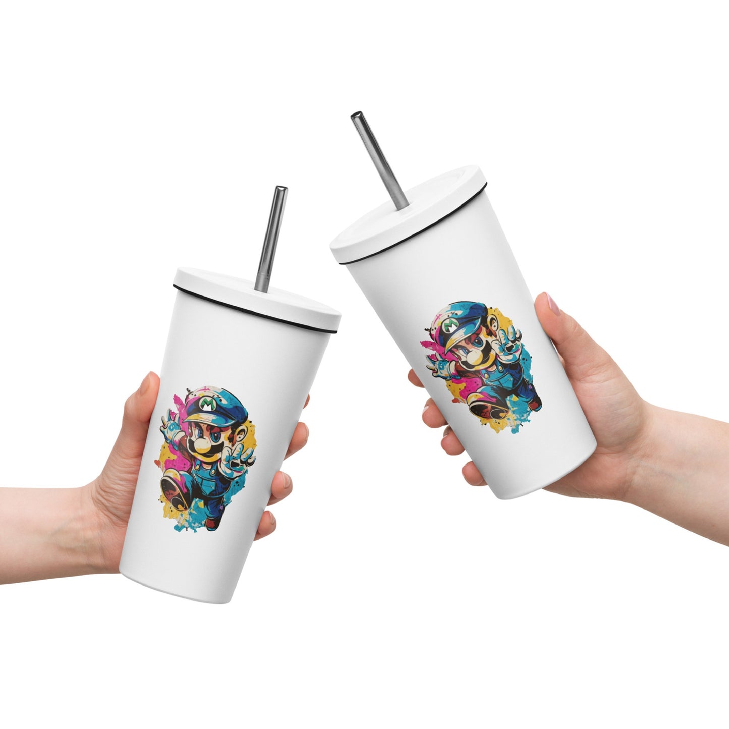 Insulated tumbler with a straw Super Mario 2.0 Collection