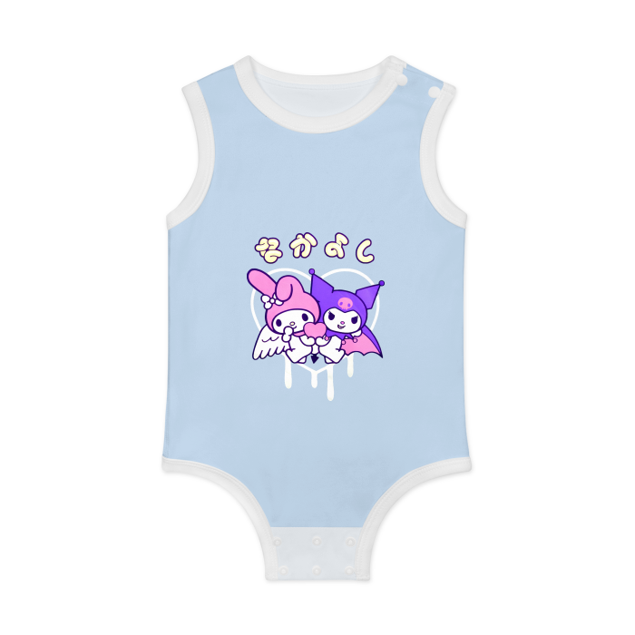 All-Over Print Baby Tank Bodysuit | 100% Cotton - DALSOMA