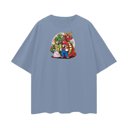 Streetwear Unisex Loose T-shirt Super Mario 1.0 Collection - DALSOMA