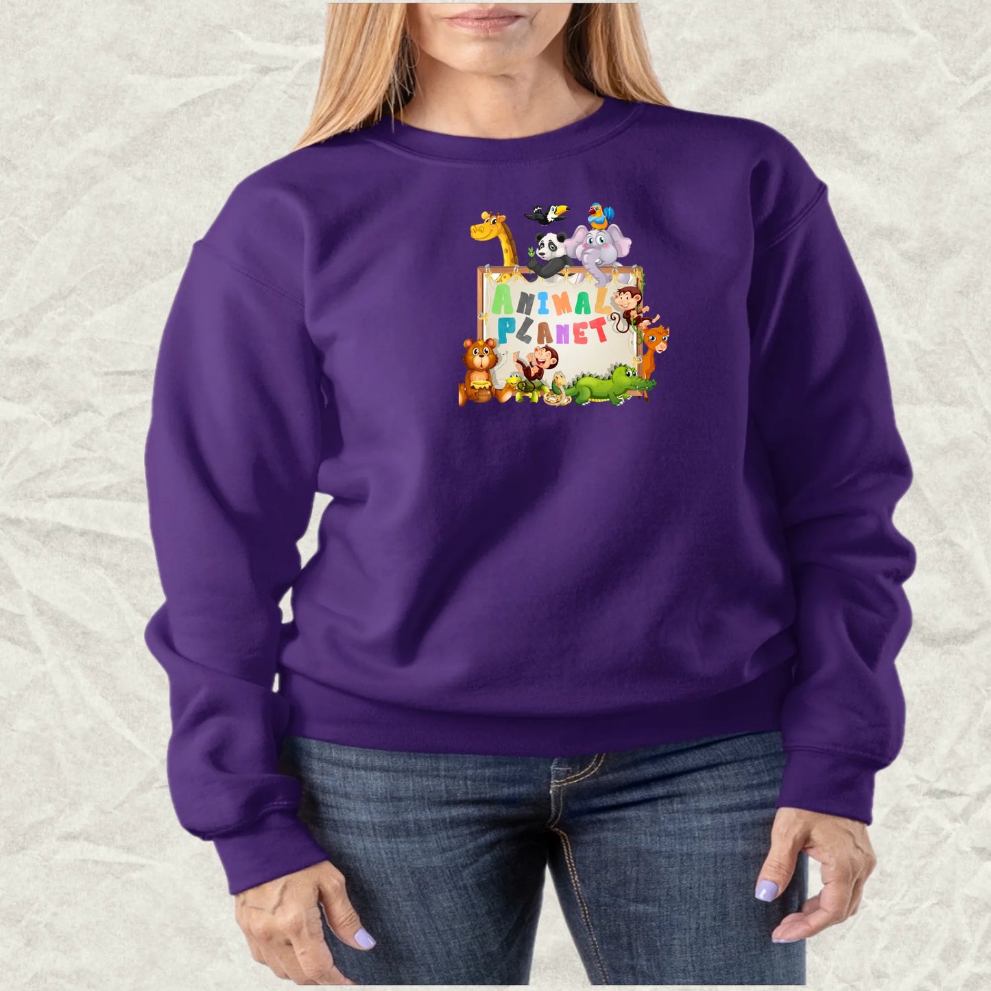 Crewneck Sweatshirt Animal Planet 1.0 Collection - DALSOMA