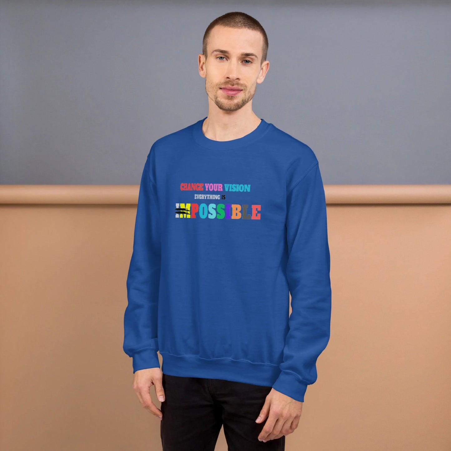 Crewneck Sweatshirt Positive Vision Collection - DALSOMA