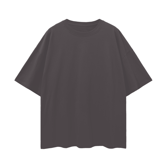 Oversize Streetwear Plain T-shirt