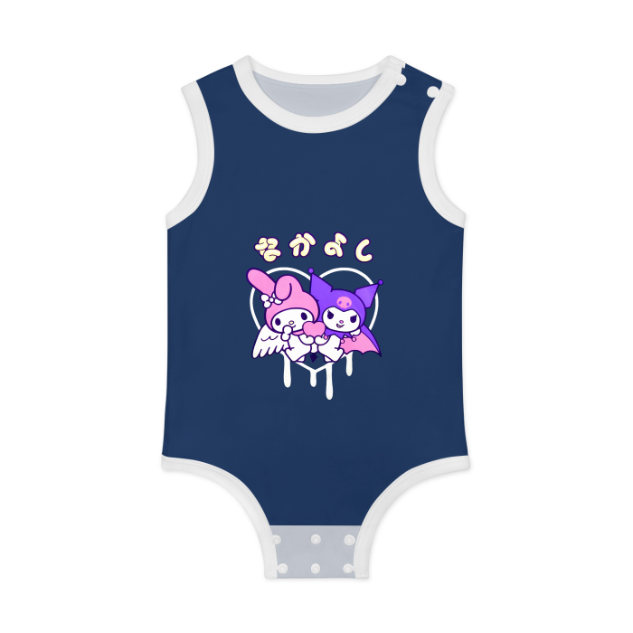 All-Over Print Baby Tank Bodysuit | 100% Cotton - DALSOMA