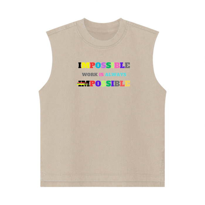 Streetwear Kids Tank Top Impossible1.0 Edition - DALSOMA