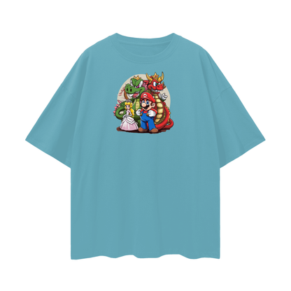 Streetwear Unisex Loose T-shirt Super Mario 1.0 Collection - DALSOMA