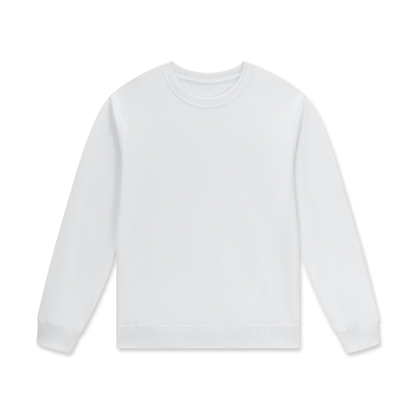 Streetwear Unisex Plain Cotton Pullover