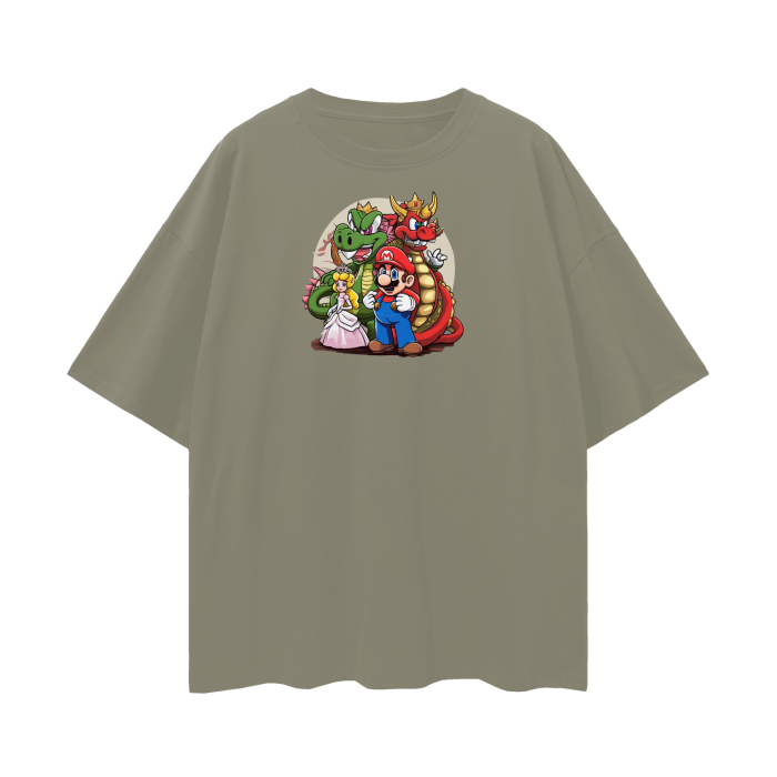 Streetwear Unisex Loose T-shirt Super Mario 1.0 Collection - DALSOMA