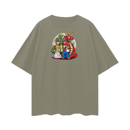 Streetwear Unisex Loose T-shirt Super Mario 1.0 Collection - DALSOMA
