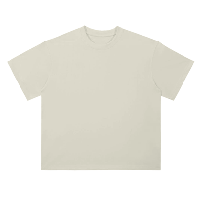 Drop Shoulder Simple Plain T-Shirt