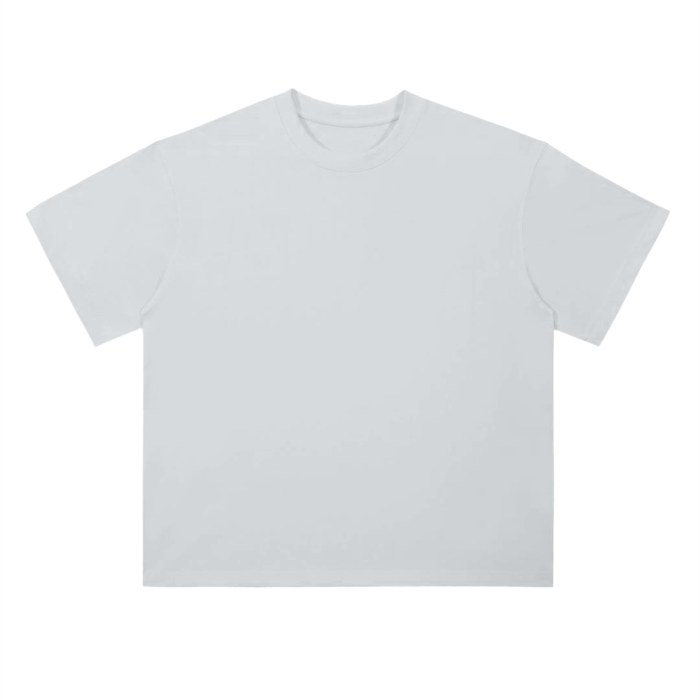 Drop Shoulder Simple Plain T-Shirt