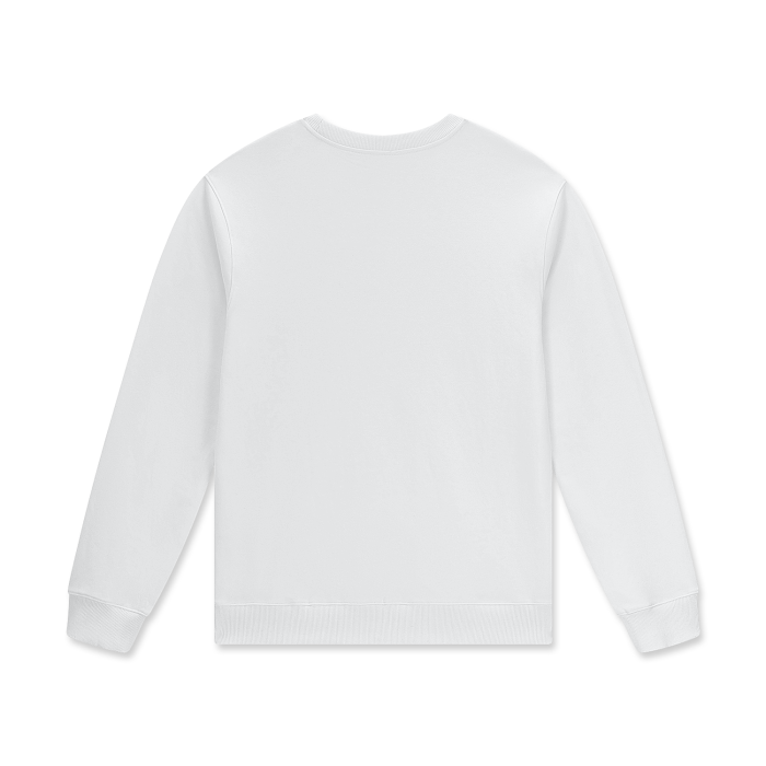 Streetwear Unisex Plain Cotton Pullover