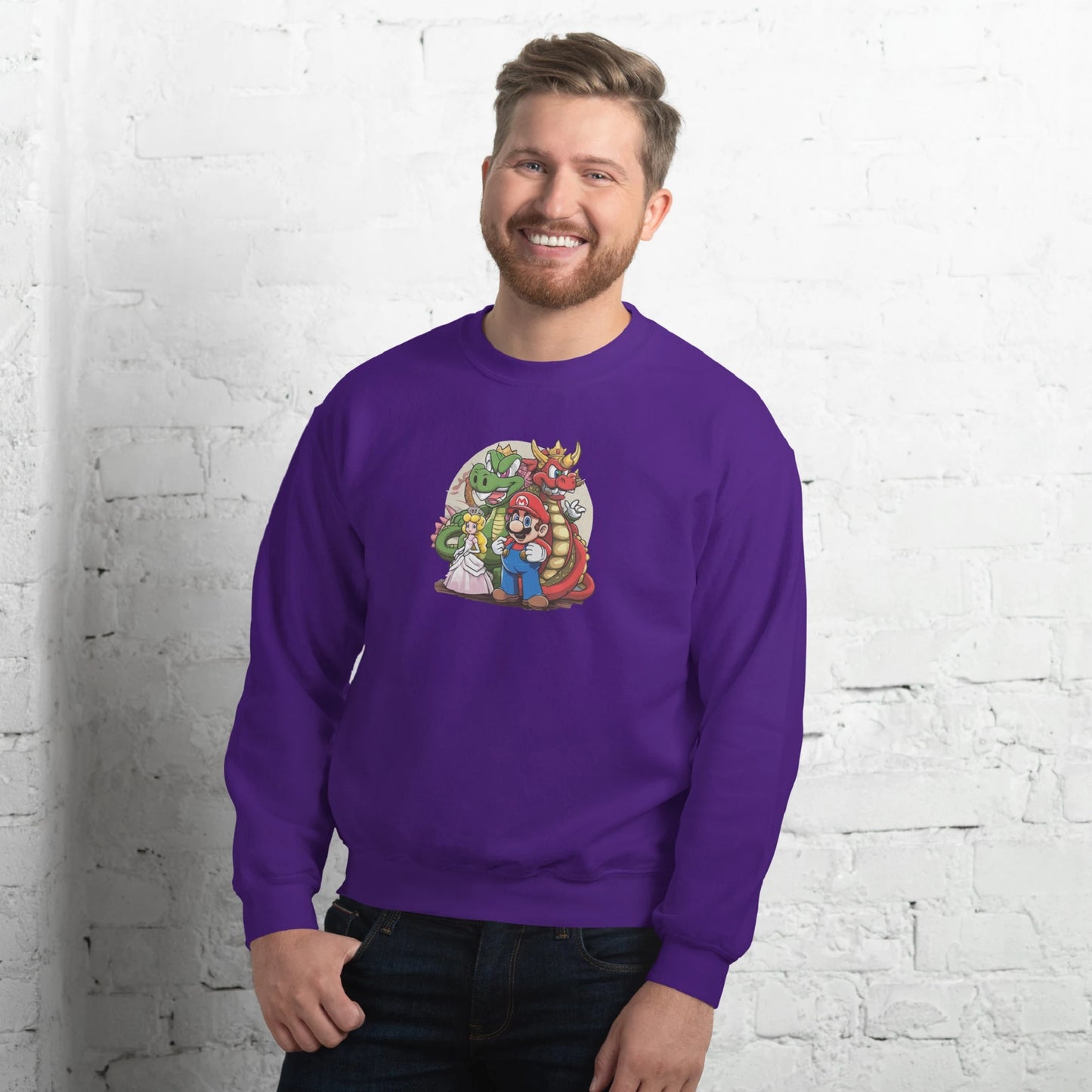 Crewneck Sweatshirt Super Mario 1.0 Collection - DALSOMA