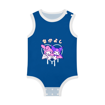 All-Over Print Baby Tank Bodysuit | 100% Cotton - DALSOMA