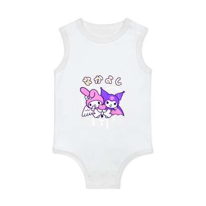 All-Over Print Baby Tank Bodysuit | 100% Cotton - DALSOMA