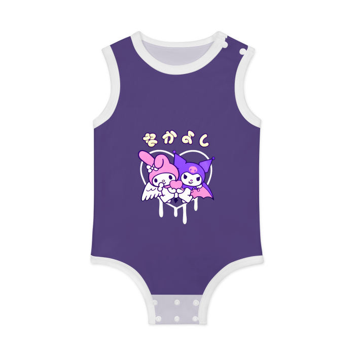 All-Over Print Baby Tank Bodysuit | 100% Cotton - DALSOMA