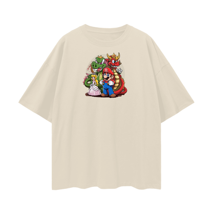 Streetwear Unisex Loose T-shirt Super Mario 1.0 Collection - DALSOMA