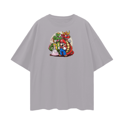Streetwear Unisex Loose T-shirt Super Mario 1.0 Collection - DALSOMA