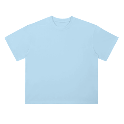 Drop Shoulder Simple Plain T-Shirt