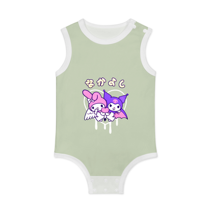 All-Over Print Baby Tank Bodysuit | 100% Cotton - DALSOMA